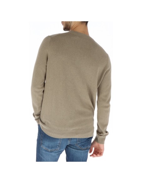 Lyle & Scott Pull homme marron