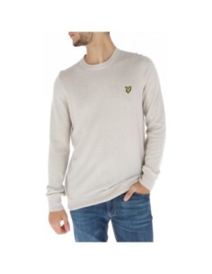 Lyle & Scott Pull homme beige