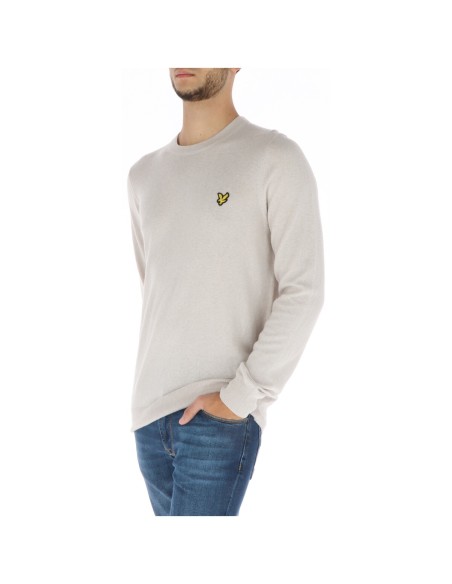 Lyle & Scott Pull homme beige