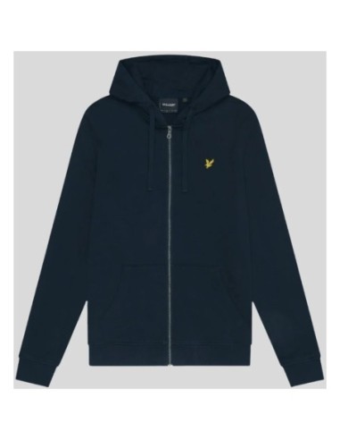 Lyle & Scott Sweat homme bleu zippé