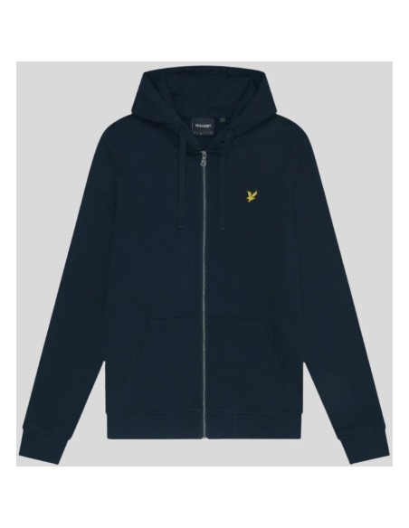 Lyle & Scott Sweat homme bleu zippé
