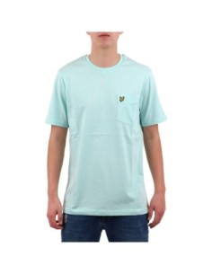 Lyle & Scott T-shirt homme vert imprimé