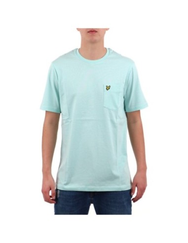 Lyle & Scott T-shirt homme vert imprimé
