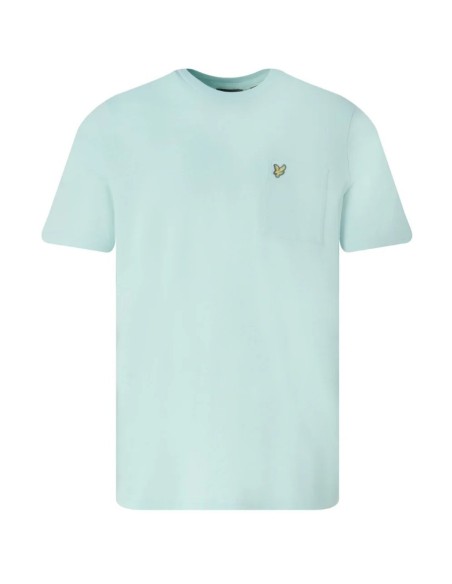 Lyle & Scott T-shirt homme vert imprimé