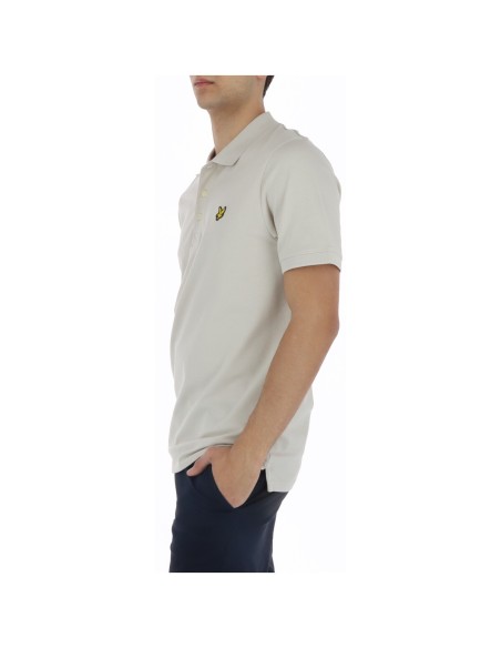 Lyle & Scott Polo homme beige