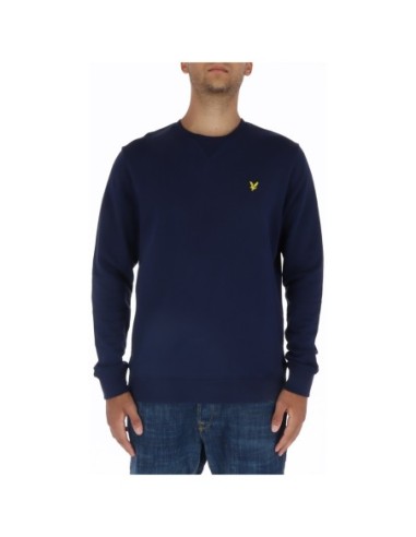 Lyle & Scott Sweat homme bleu imprimé