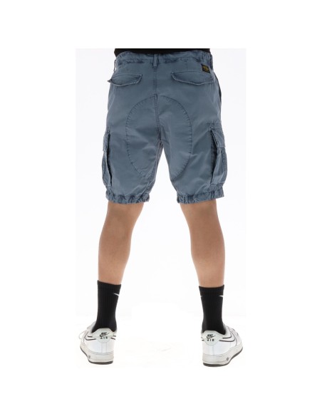 Superdry Bermuda homme bleu azur