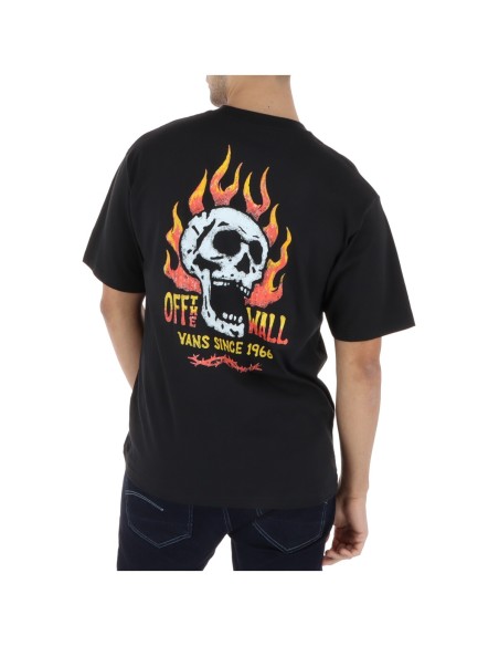 Vans T-shirt homme noir imprimé