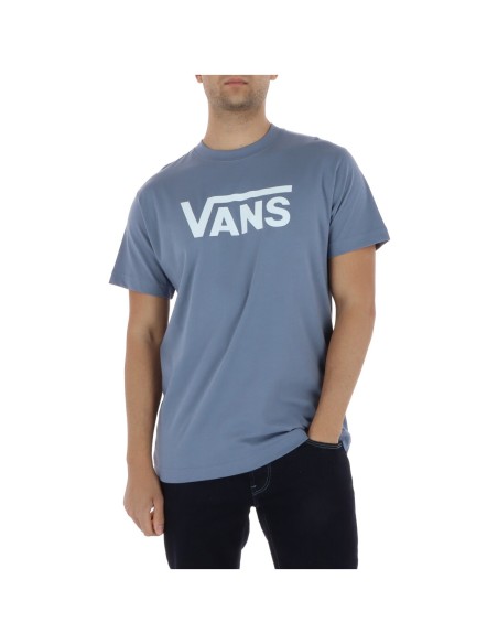 Vans T-shirt homme bleu azur imprimé