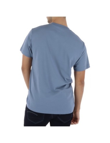 Vans T-shirt homme bleu azur imprimé