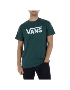 Vans T-shirt homme vert imprimé