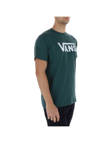 Vans T-shirt homme vert imprimé
