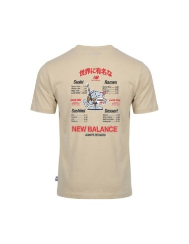 New Balance T-shirt homme beige