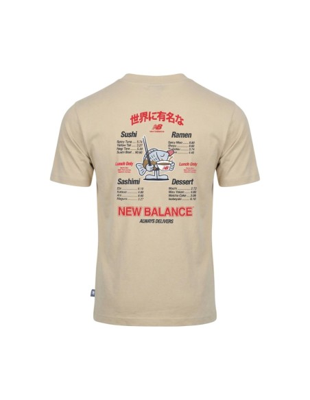 New Balance T-shirt homme beige
