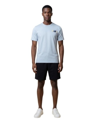 New Balance T-shirt homme bleu azur