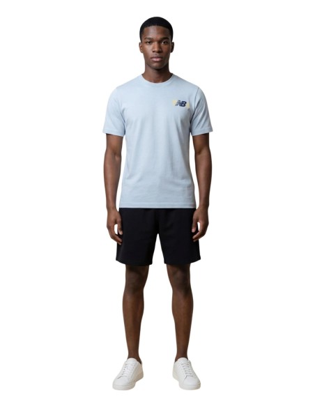 New Balance T-shirt homme bleu azur