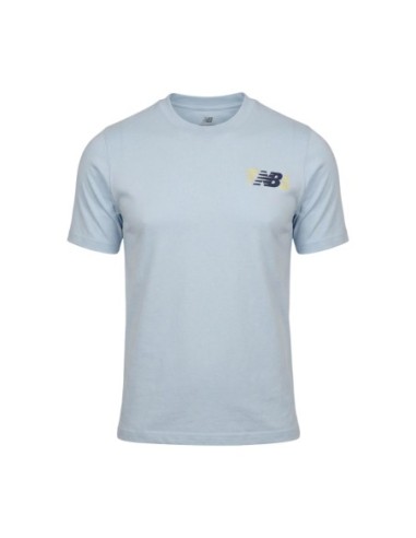 New Balance T-shirt homme bleu azur