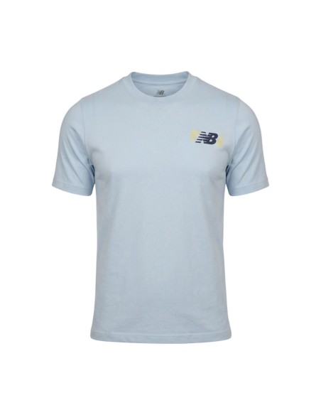New Balance T-shirt homme bleu azur