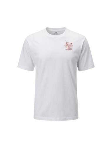 New Balance T-shirt homme blanc sport
