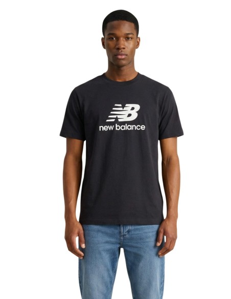 New Balance T-shirt homme noir imprimé