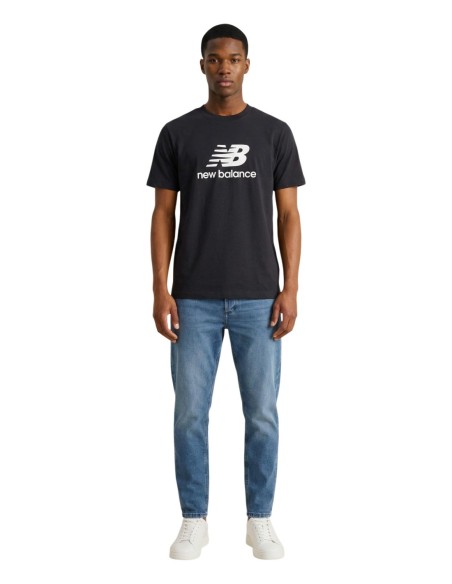 New Balance T-shirt homme noir imprimé