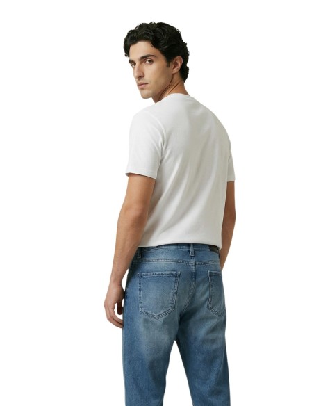 New Balance T-shirt homme blanc imprimé