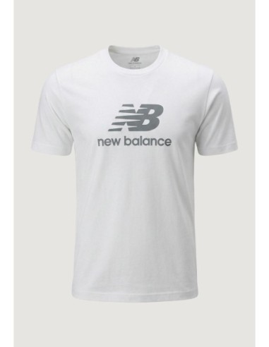 New Balance T-shirt homme blanc imprimé