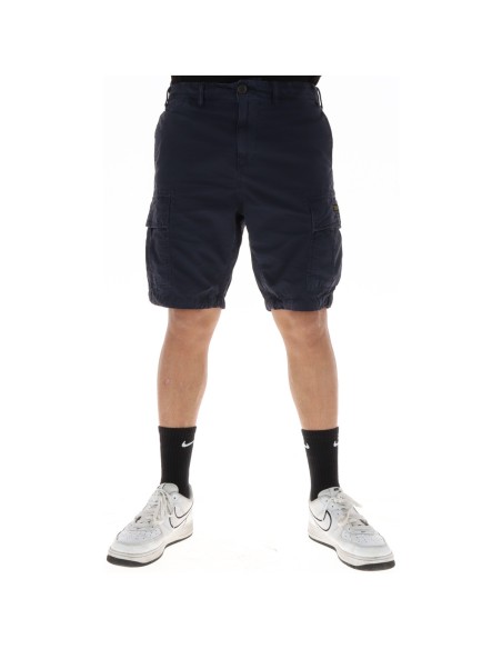 Superdry Bermuda homme bleu