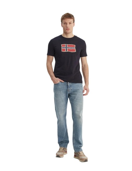 Napapijri T-shirt homme bleu