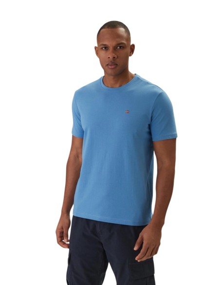 Napapijri T-shirt homme turquoise