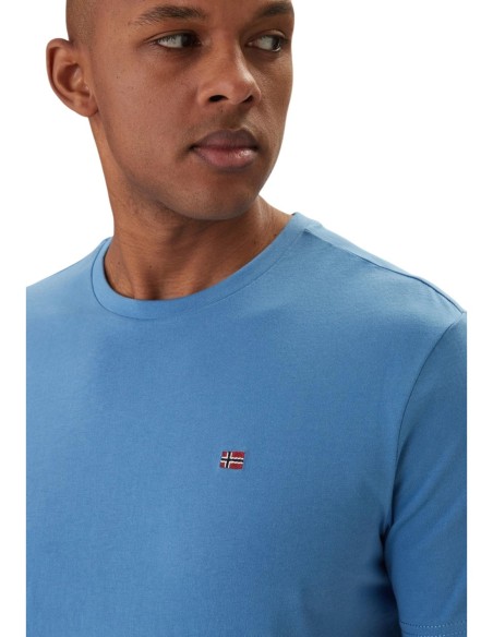 Napapijri T-shirt homme turquoise