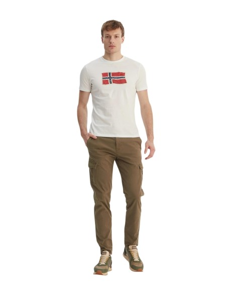 Napapijri T-shirt homme beige