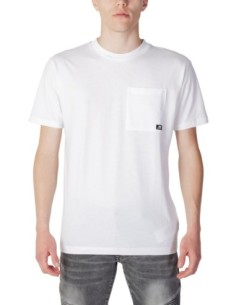 New Balance T-shirt homme blanc poche