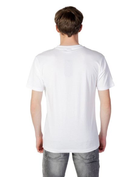 New Balance T-shirt homme blanc poche