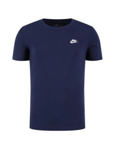 Nike T-shirt homme bleu coton