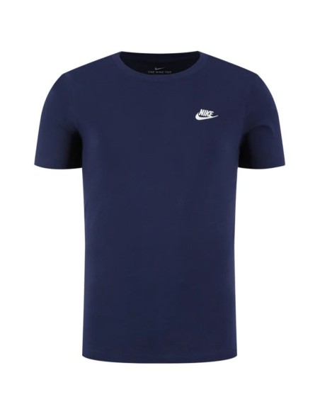 Nike T-shirt homme bleu coton