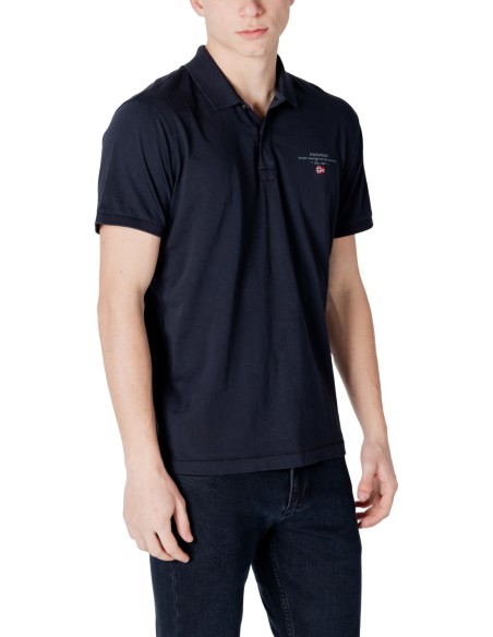 Napapijri Polo homme bleu clair