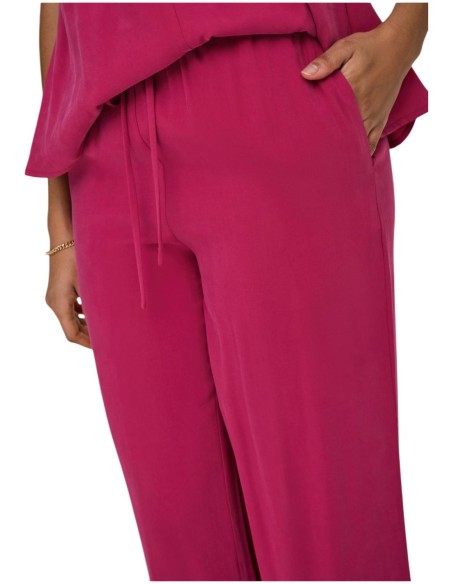 Only Pantalon femme fuchsia