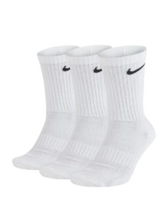 Chaussettes blanches sport Nike – lot de 3 respirantes