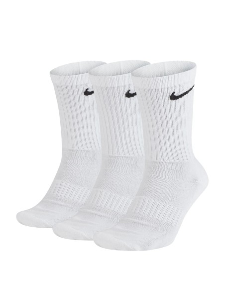 Chaussettes blanches sport Nike – lot de 3 respirantes