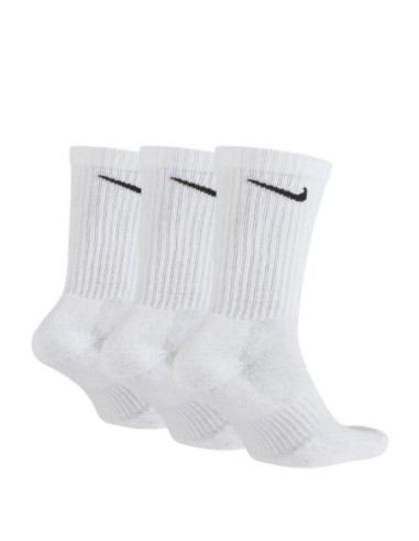 Chaussettes blanches sport Nike – lot de 3 respirantes