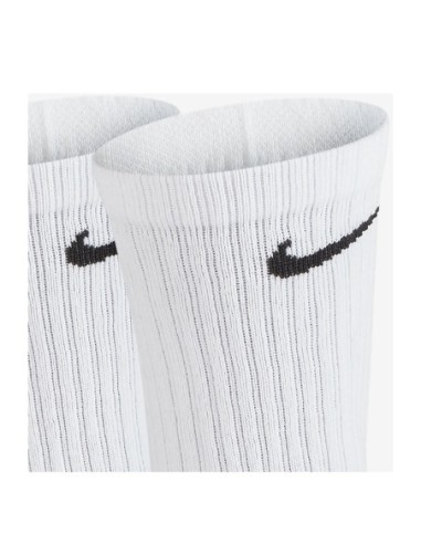 Chaussettes blanches sport Nike – lot de 3 respirantes