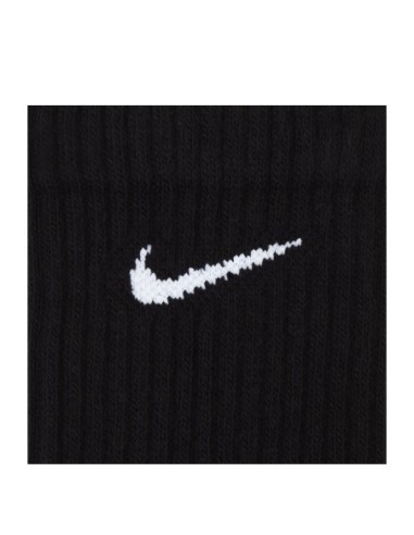 Chaussettes noires sport Nike – lot de 3 respirantes
