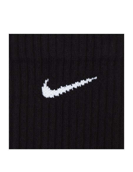 Chaussettes noires sport Nike – lot de 3 respirantes