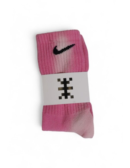 Chaussettes homme rose Nike – confort 100% coton respirant