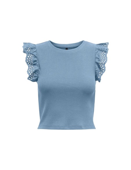 Only Top femme bleu azur