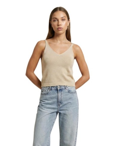 Only Débardeur femme doré