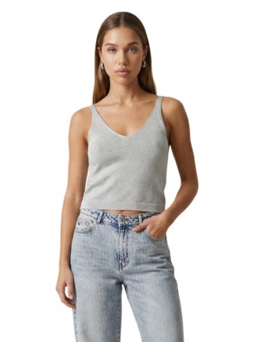 Only Débardeur femme bleu azur