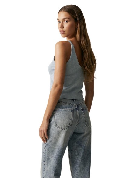 Only Débardeur femme bleu azur