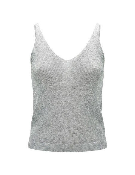Only Débardeur femme bleu azur